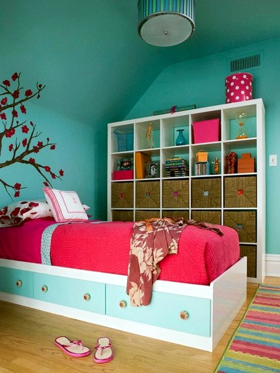 little girl room storage ideas