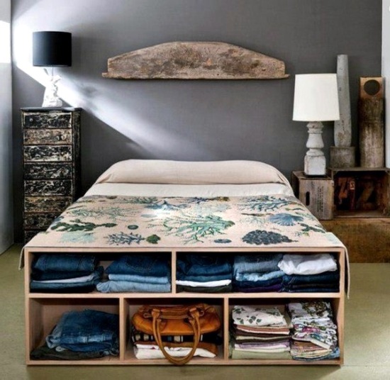 Sophisticated storage ideas in the bedroom