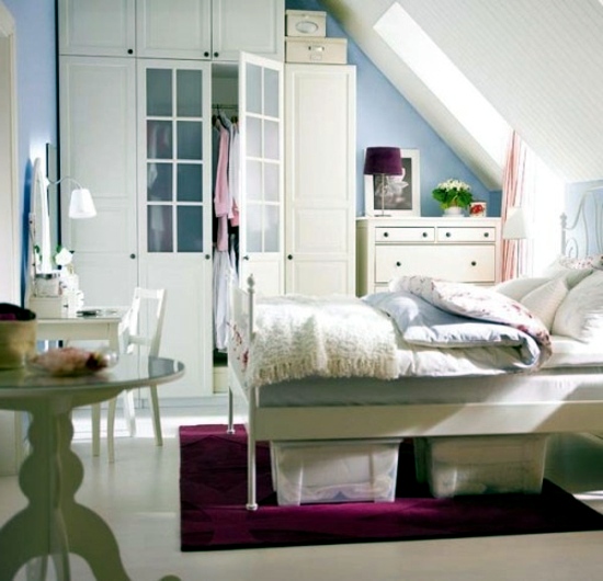 Sophisticated storage ideas in the bedroom