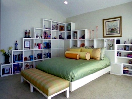 Sophisticated storage ideas in the bedroom