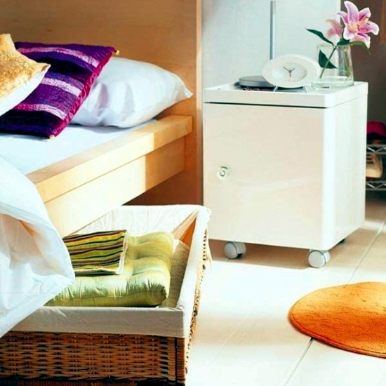 Sophisticated storage ideas in the bedroom