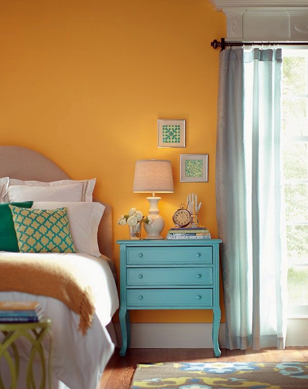 Schlafzimmer - Bedroom color ideas for a moody atmosphere
