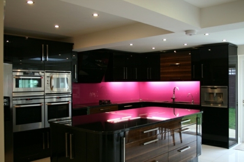 30 interior design ideas for kitchen glass back wall