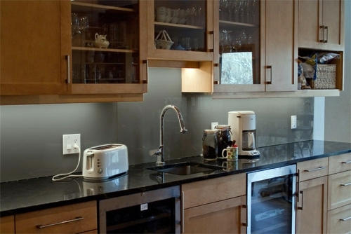 30 interior design ideas for kitchen glass back wall