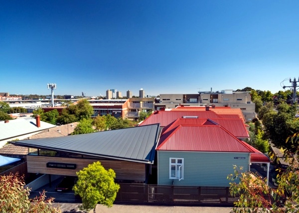 Unconventional house cultivation on two levels
