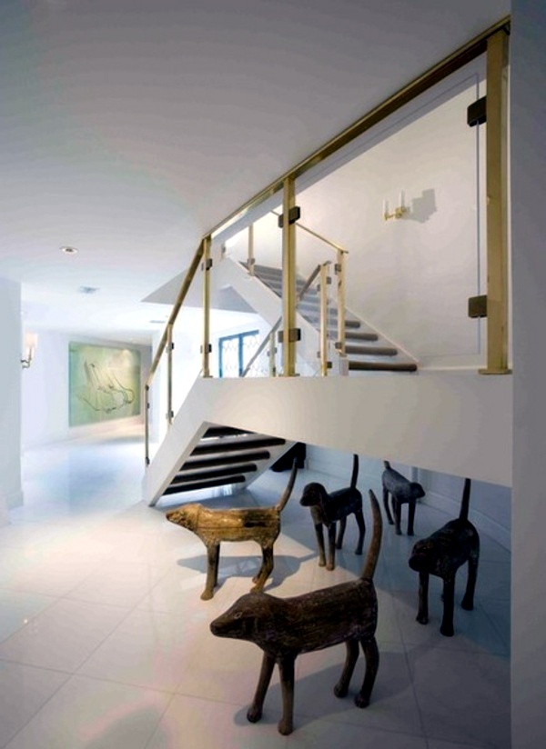 Contemporary designs and animal pattern with dogs Contemporary designs and animal pattern with dogs