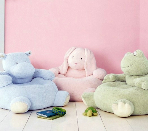 Pet-shaped children Puff Desings of Prottery Barn Kids