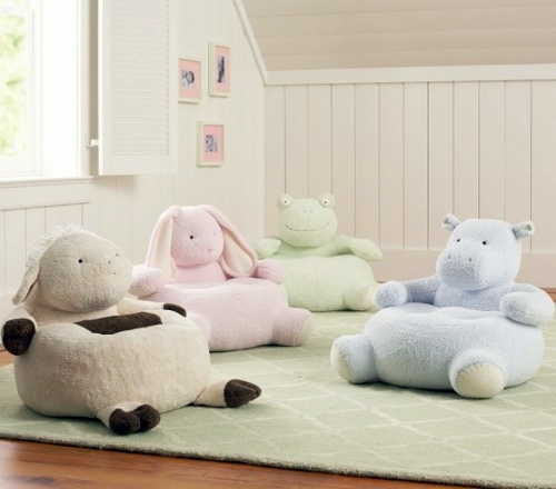 Pet-shaped children Puff Desings of Prottery Barn Kids