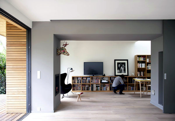 Sustainable eco-house in Paris with a flexible layout Sustainable eco-house in Paris with a flexible layout