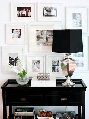 Decorate in black and white