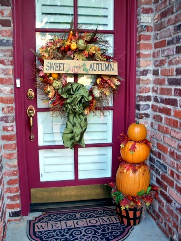 Autumn Ideas to decorate the porch