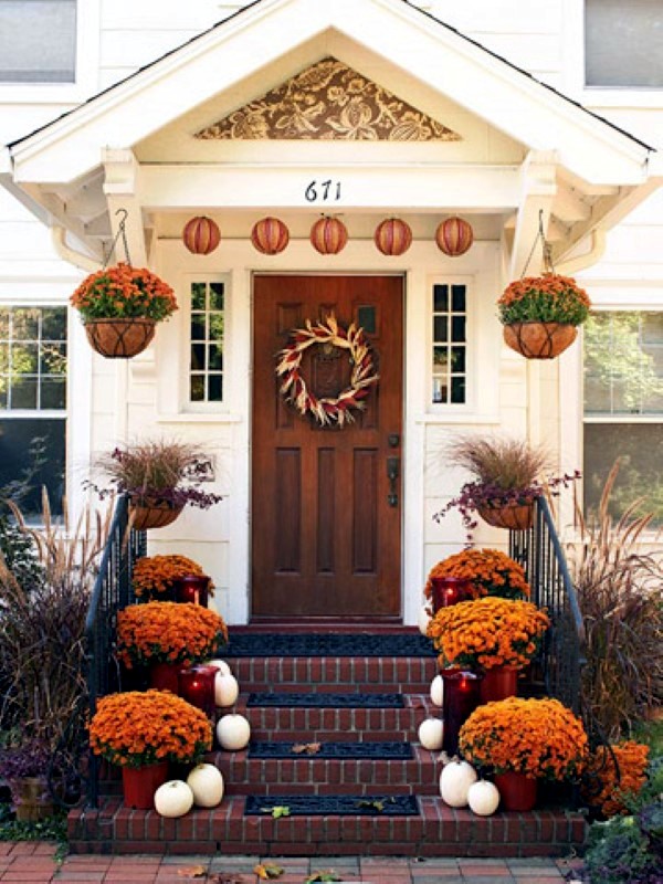Autumn Ideas to decorate the porch
