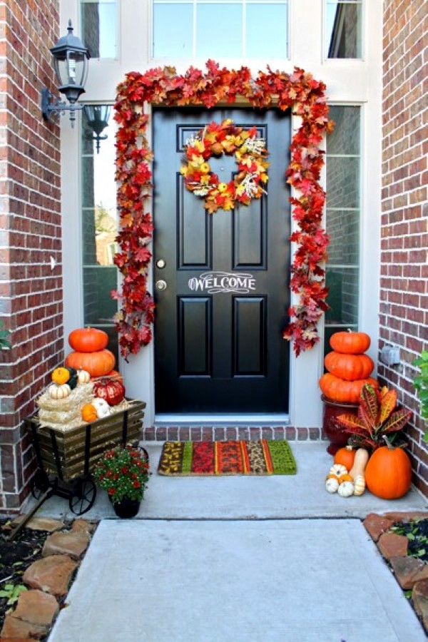 Autumn Ideas to decorate the porch Autumn Ideas to decorate the porch