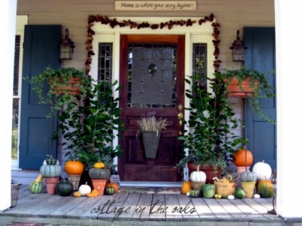 Autumn Ideas to decorate the porch Autumn Ideas to decorate the porch