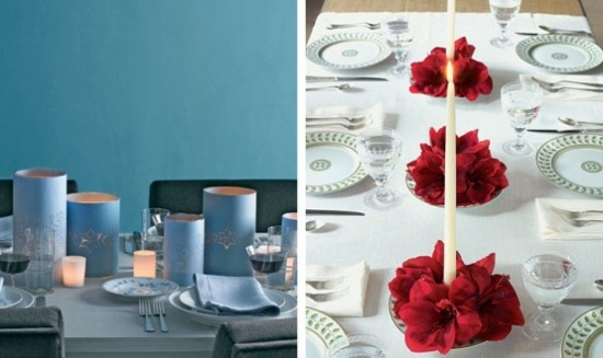 Christmas table decoration - 25 Christmas ideas to follow suit