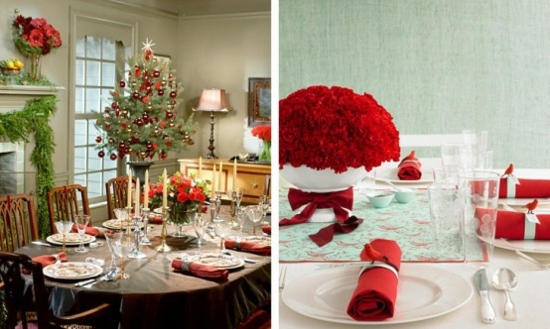 Christmas table decoration - 25 Christmas ideas to follow suit