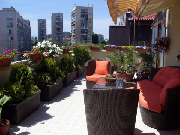 Balcony or terrace glass conservatory - Build on a beautiful winter garden Balcony or terrace glass conservatory - Build on a beautiful winter garden