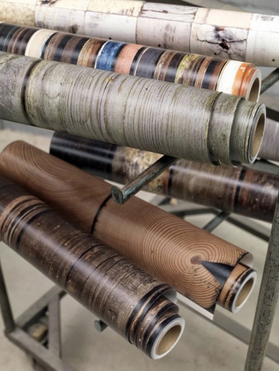 Wanddeko - Cool Shabby Chic wallpaper in wood look Wanddeko - Cool Shabby Chic wallpaper in wood look