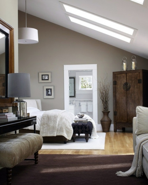 Lovely and interesting interior design ideas - put a contrast effects