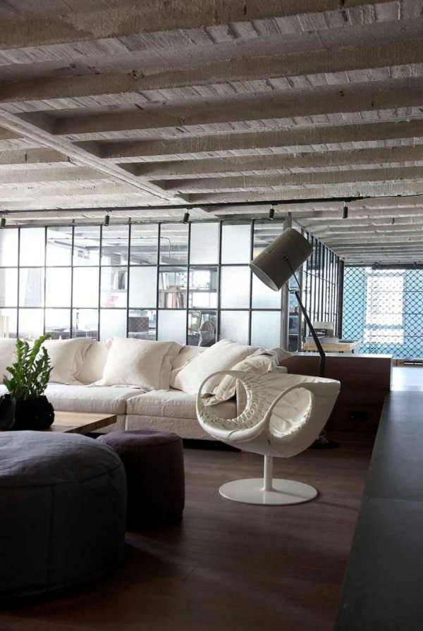 Chic Loft Design Studio and combined in a