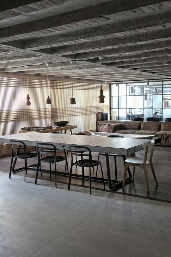Chic Loft Design Studio and combined in a