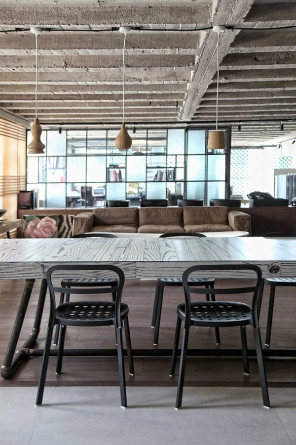 Chic Loft Design Studio and combined in a