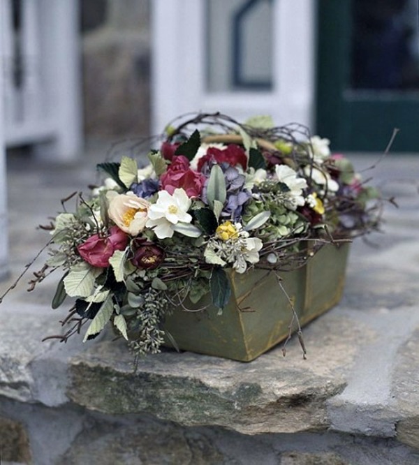 Great garden design with decoration of flower pots Great garden design with decoration of flower pots