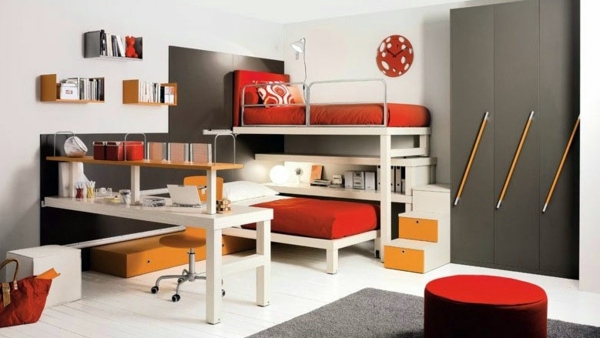 Schlafzimmermöbel - Colorful great loft beds for children and adults - excellent bedroom furniture