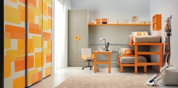 Colorful great loft beds for children and adults - excellent bedroom furniture