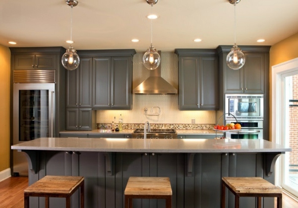 15 Modern Gray Kitchen Cabinets In Silver Shades Interior Design