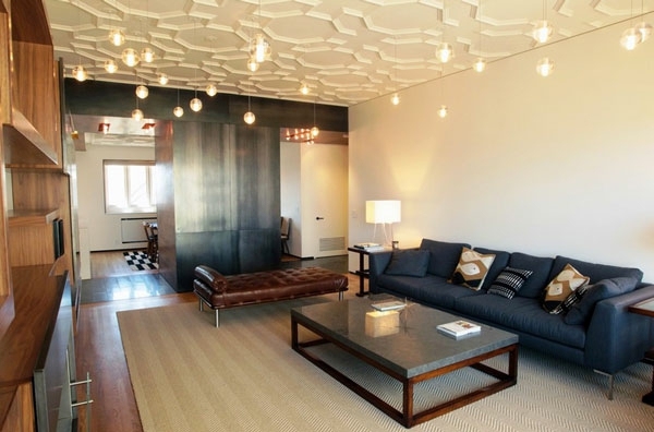 Metal accents as decoration at home