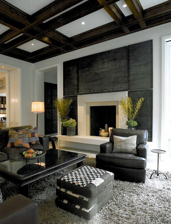 Metal accents as decoration at home