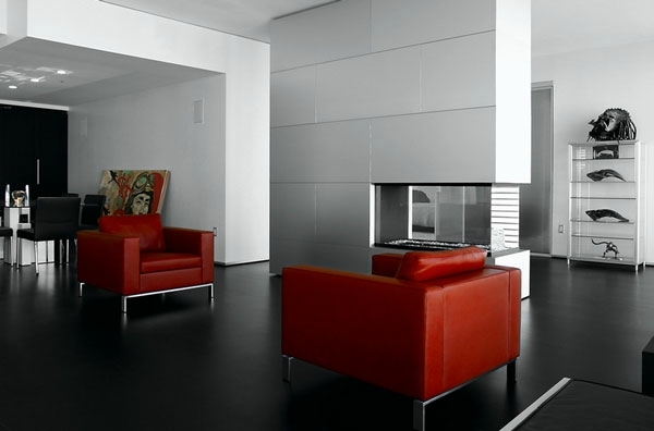 Metal accents as decoration at home