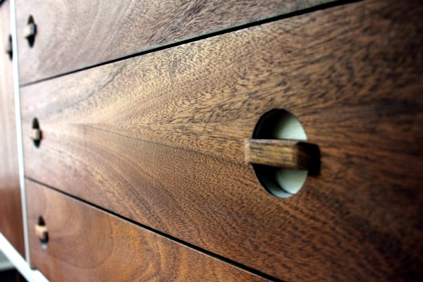 Modern living room cabinets - Sideboards made of birch wood from Revitalized Artistry