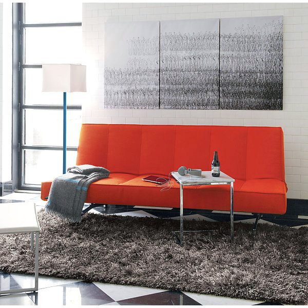 Interior design ideas and color accents in orange - remarkable furniture