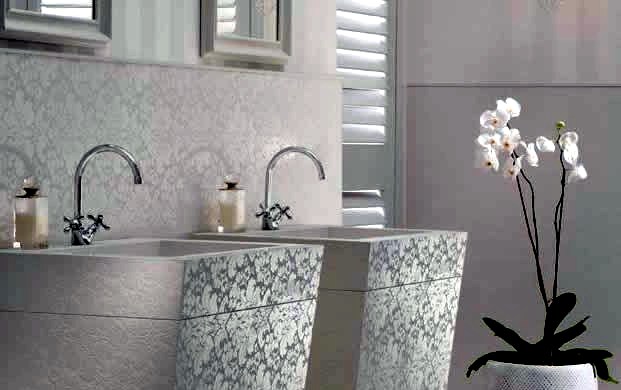 Decorative quartz countertops and wall panels