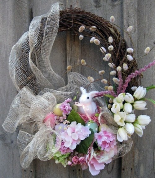 How to make a chic Easter wreath itself How to make a chic Easter wreath itself