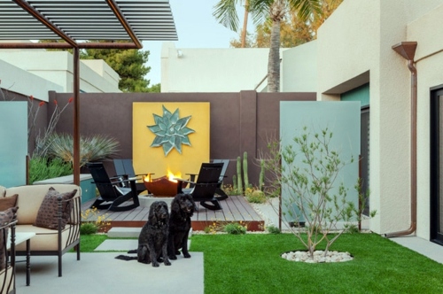 12 Tips for modern design in the garden or in the backyard