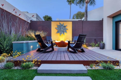 12 Tips for modern design in the garden or in the backyard