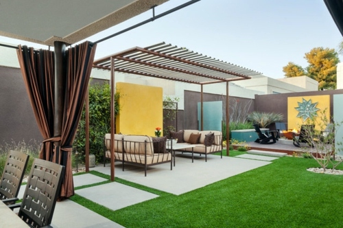 12 Tips for modern design in the garden or in the backyard