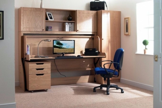 Youth Room Furniture Space Saving Bed And Desk In One Interior