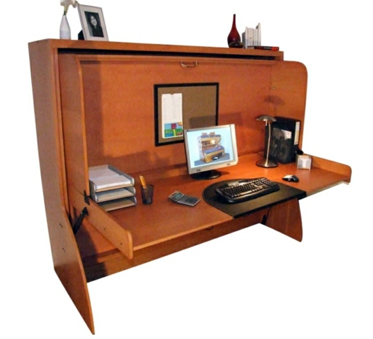 Youth Room Furniture - space saving bed and desk in one