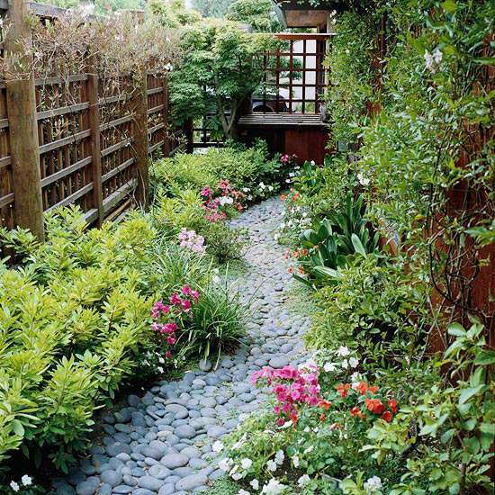 Clever Landscaping - stylish transition from the front to the back yard