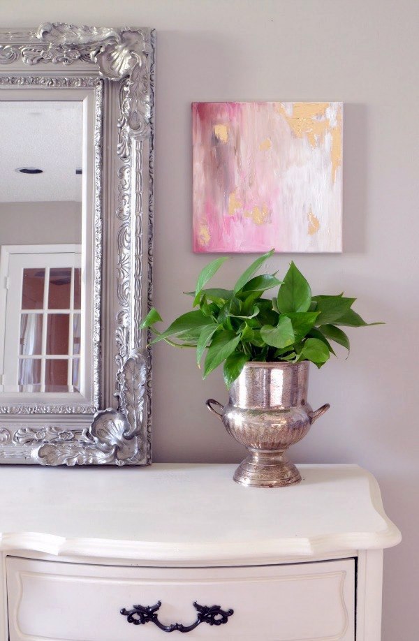 Creative wall design with abstract art | Interior Design Ideas | AVSO.ORG