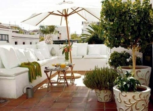 20 Cool, modern garden furniture mounted designs for terrace and balcony