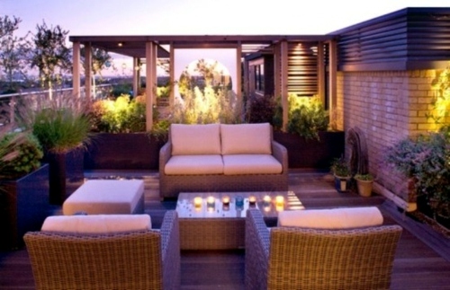 20 Cool, modern garden furniture mounted designs for terrace and balcony