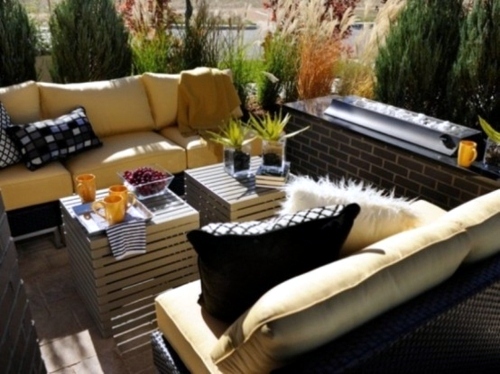 20 Cool, modern garden furniture mounted designs for terrace and balcony