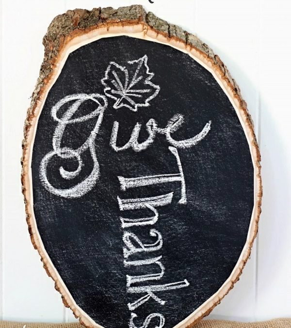 DIY decorating ideas with wooden discs - Invite the natural home!