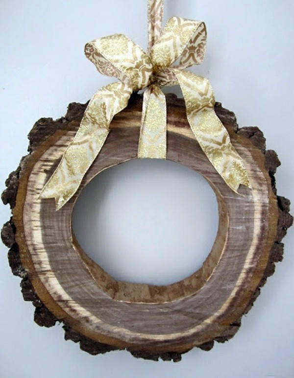 DIY decorating ideas with wooden discs - Invite the natural home!