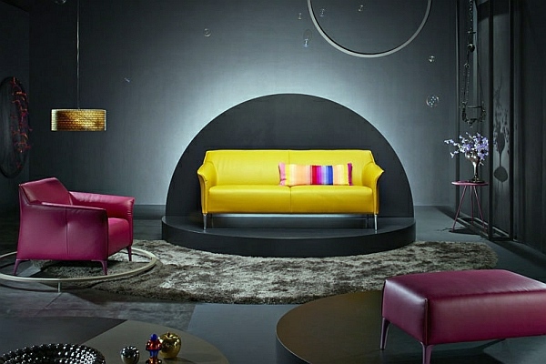 A wonderful designer couch collection